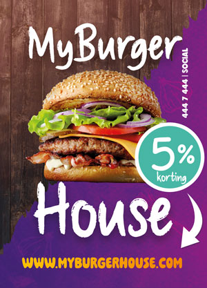 Promotie flyer bestelsite